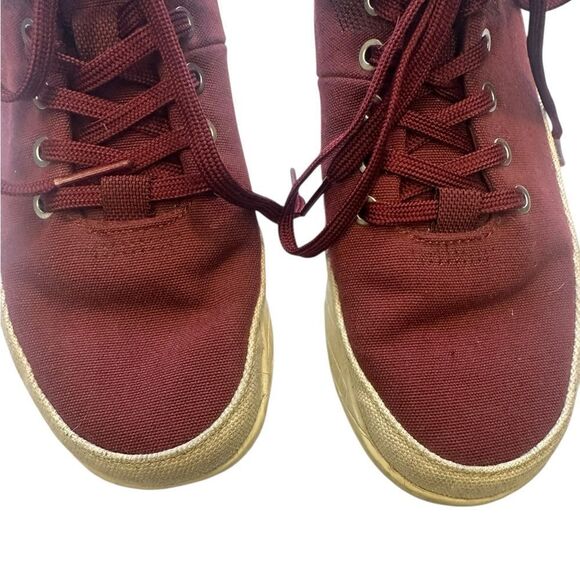 NOBULL Cabernet Canvas Mid-Trainer Gym Sneakers Laced women’s 9 men’s 7.5 - Picture 5 of 8